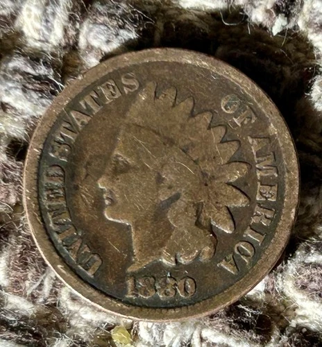 1880 Indian Head Cent - Good Details