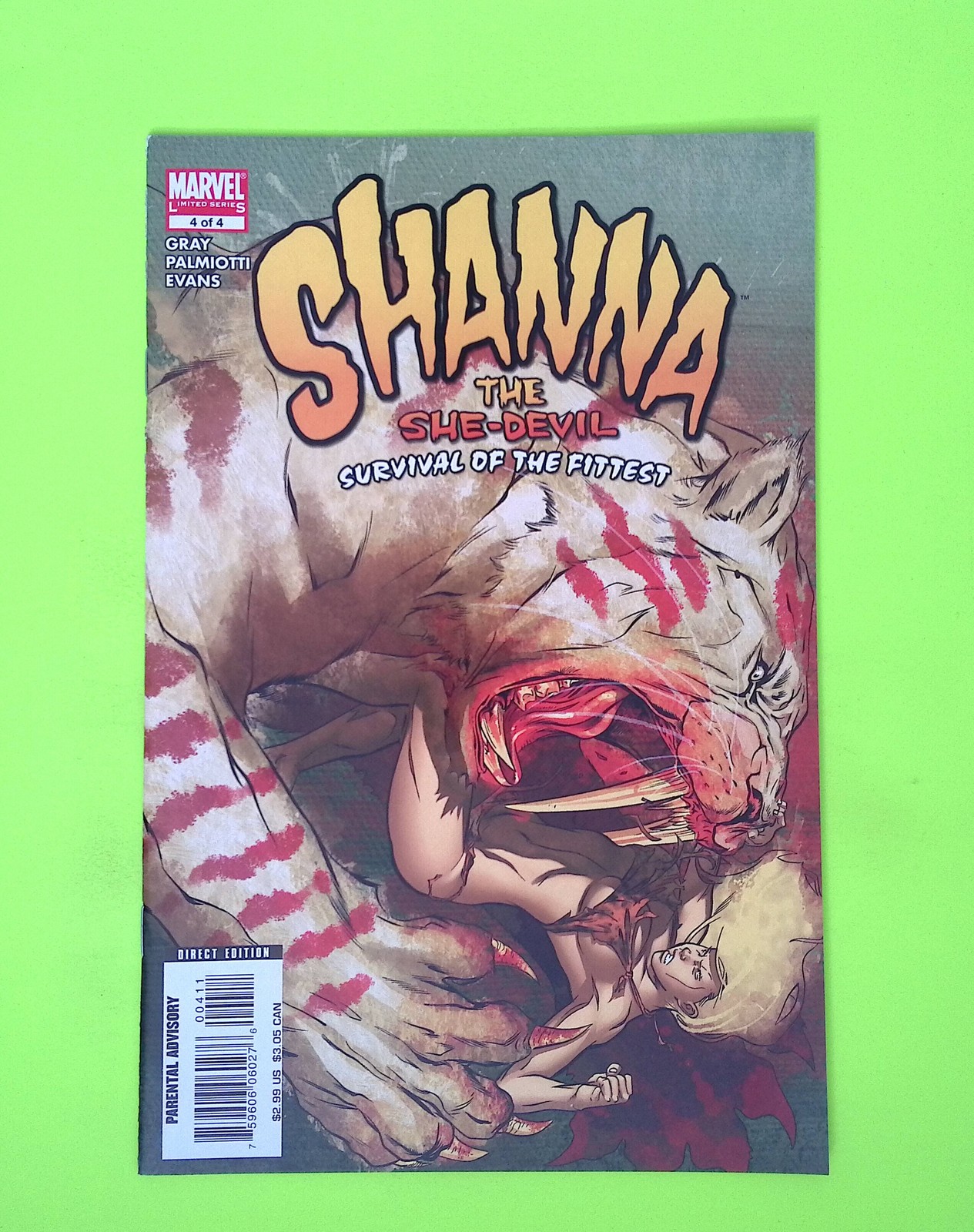 Shanna the She Devil Survival of the Fittest #4 2008 Marvel Comics R65-3