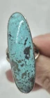 Elgin Tom Navajo Sterling Silver Turquoise Ring  Bold Cabochon Statement Piece