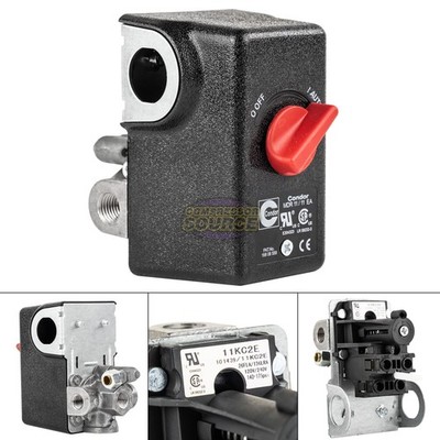 Condor 11KC2E Pressure Switch Control Valve 140-175PSI 4 Port 1/4'' FNPT MDR11/11