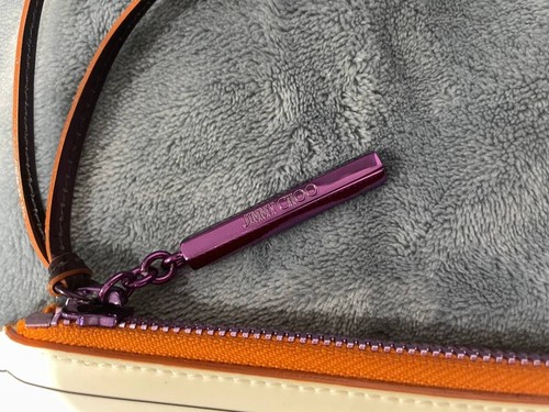 Raro marsupio portamonete Jimmy Choo pelle inglese Bull Terrier capsule collezione - Foto 6 di 11