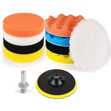 Polierschwämme Pads Polierpad Schwämme 11tlg Set für Auto Poliermaschine