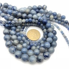Natural Gemstone Blue Aventurine Round Loose Beads Jewelry Making 4 6 8 10 12mm