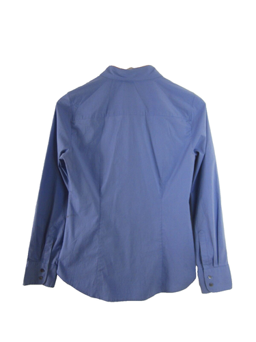 Camisa J Crew Haberdashery Mujer Pequeña Azul Periwinkle LS Algodón Clásico Preppy - Imagen 2 de 8