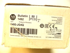 QTY 50 - Allen-Bradley 1492-JG4Q Terminal Block, Screw Connection, New