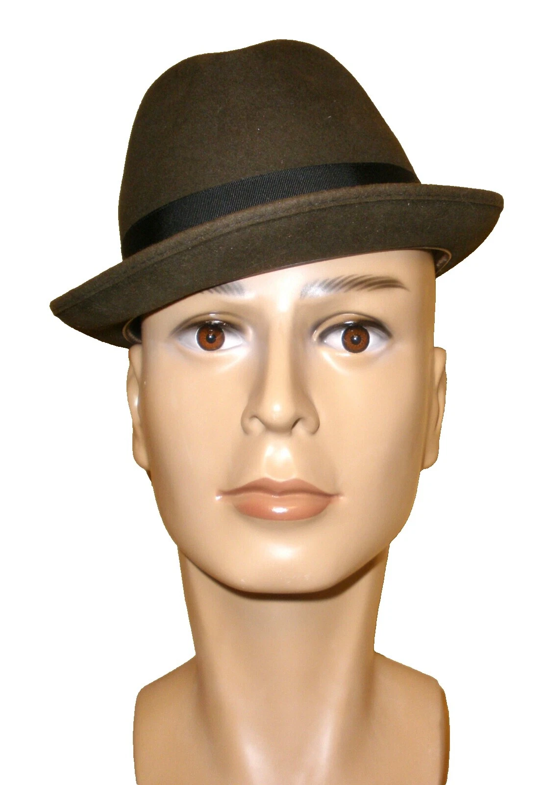 Sombreros vintage de negocios ajustada negra para hombres