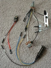 Solderless EZ-INSTALL Wiring 9v Active 2PU 1V 1T BLACK 3Way Long Jack emg Guitar