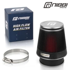 NIBBI Silver 54mm Air Filter Pod Cleaner Motorcycle PIT Quad Dirt Bike ATV Buggy