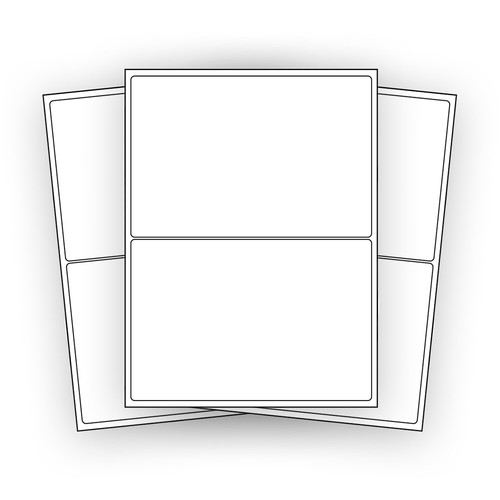 (80) 8.5 x 5.5 "EcoSwift" Shipping Half-Sheet Self-Adhesive eBay PayPal Labels - Picture 6 of 6