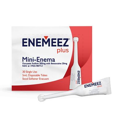 Enemeez Enema for Constipation Fast Acting Relief 283mg Docusate Sodium 20mg ...