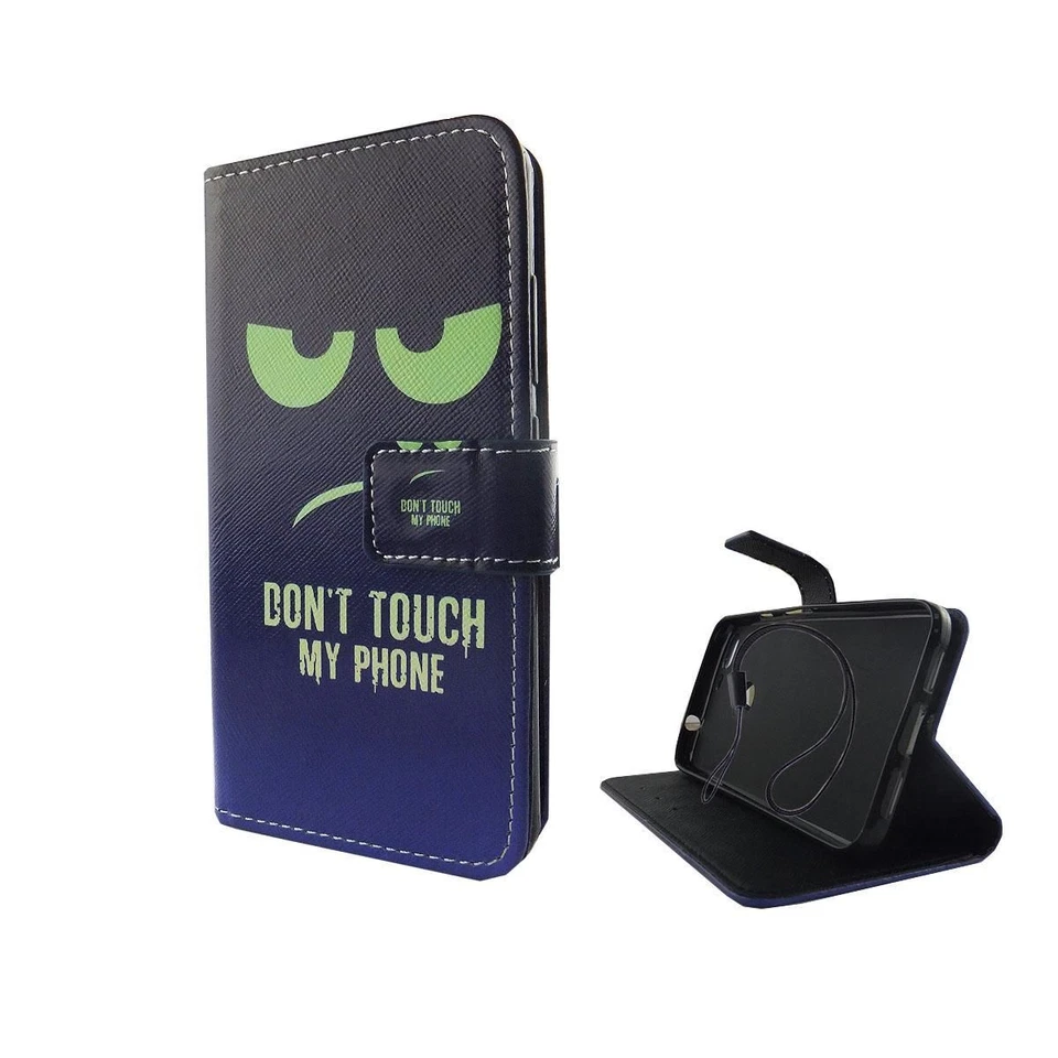 Custodia Protettiva per Cellulare Google Pixel XL Dont Touch Blu/Verde + 1 Vetro - Immagine 2 di 3