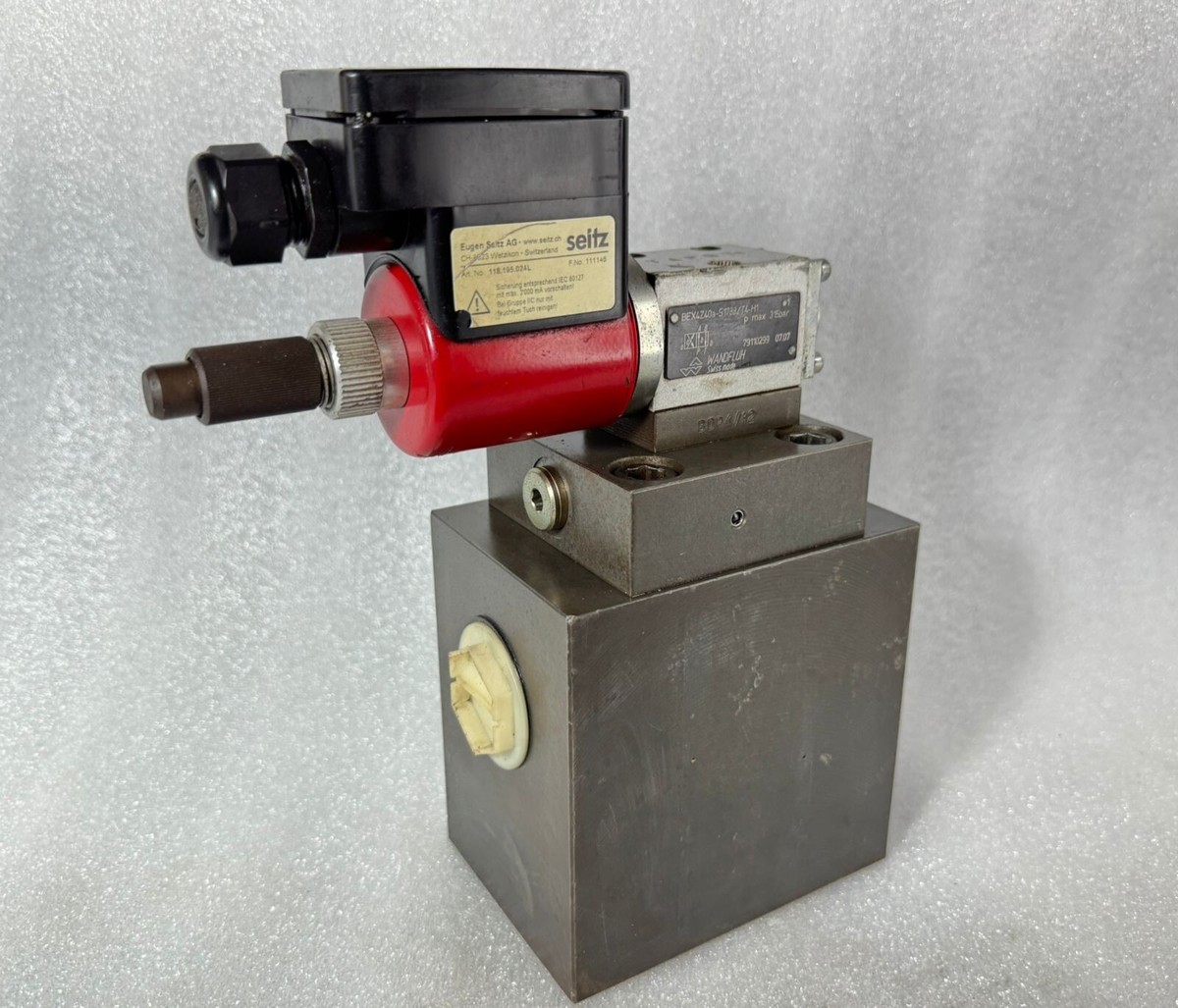 WANDFLUH BEX4Z40a-S1788/T4-H1 Solenoid Valve With Block D25121-EX