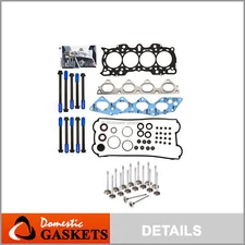 Head Gasket Set Intake Exhaust Valves Fit 97-01 Honda CRV 2.0L DOHC B20Z2 B20B4
