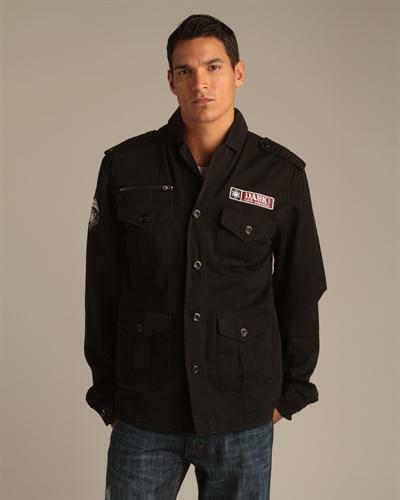 SHIRT STYLE 100% THICK COTTON MEN JACKET, BLACK or BROWN - Picture 1 of 6