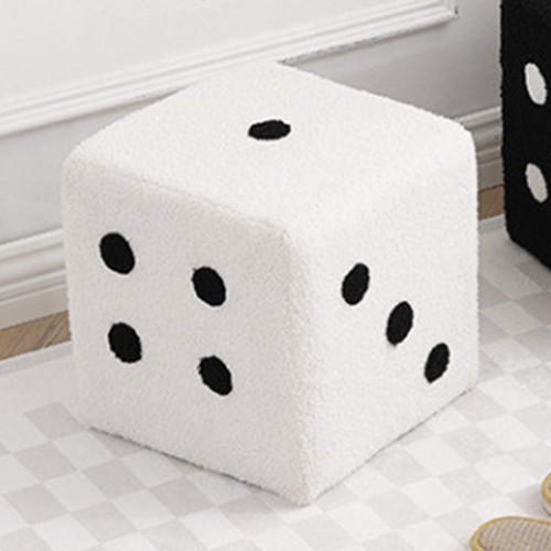 (29x29x25cm) Shoes Stool Smooth Touch Dice Design Foot Stool Soft - Picture 8 of 12