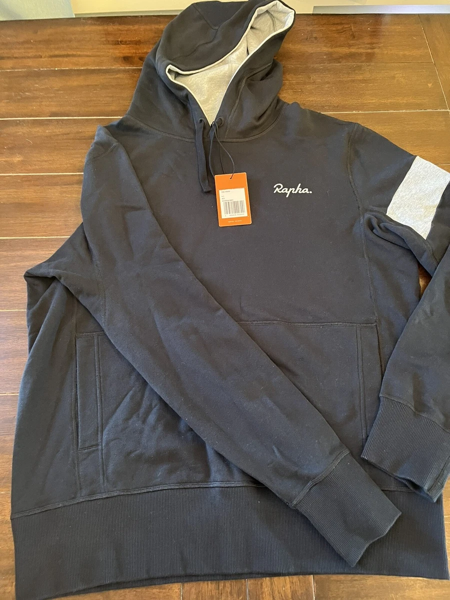 Rapha Men's Trail Hoodie Sweatshirt Pullover Black Men’s Medium NWT
