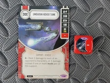 Star Wars Destiny - Across The Galaxy - Umbaran Hover Tank - #32 w/Die