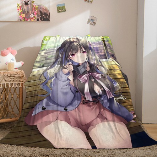 Hatsune Miku Series Flannel Lunch Blanket Sofa Air Conditioning Blanket - Picture 13 of 13