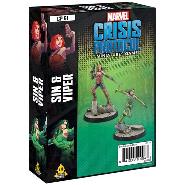MARVEL CRISIS PROTOCOL: SIN & VIPER  - INGLES MCP