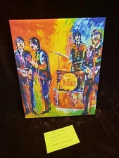 THE BEATLES VERTICAL 11 X 14 CANVAS ART #VBC11X14