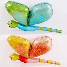 Huge 3D Dragonfly Foil Balloon Nature Insect Birthday Party Decor Helium/Air