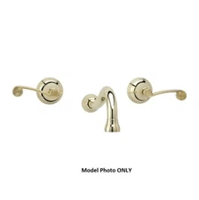 Phylrich DWL206 OEB 3Ring Curved Handles Wall Mounted Lavatory Faucet Trim 