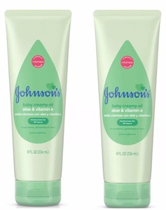 johnson & johnson baby creamy oil aloe & vitamin e