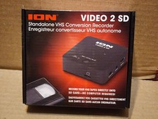ION VIDEO 2 SD STANDALONE VHS CONVERSION RECORDER HDMI  2GB MICRO SD CARD