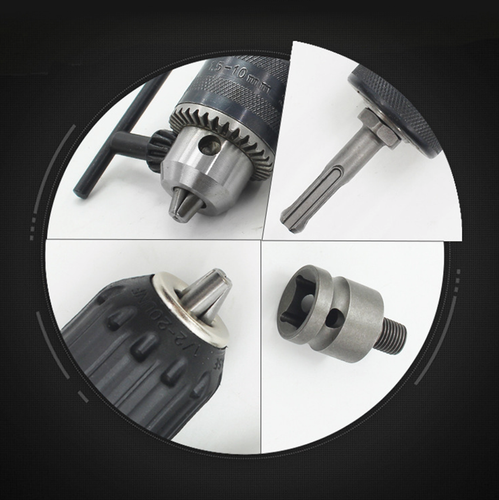 1/2" 3/8" Drill Chuck Adapter Conversion Kit SDS Plus Hex Shank Adaptor 0.6-20mm - Picture 11 of 27