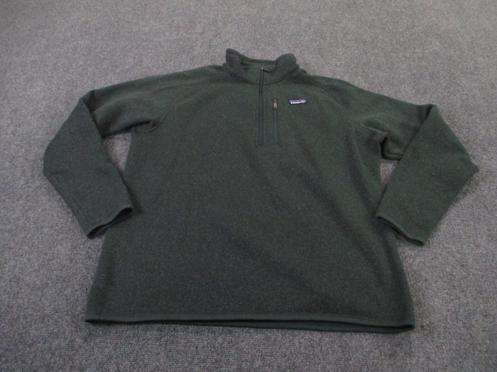 Patagonia Mens XL Green Better Sweater Fleece Pullover for Hiking Outdoors