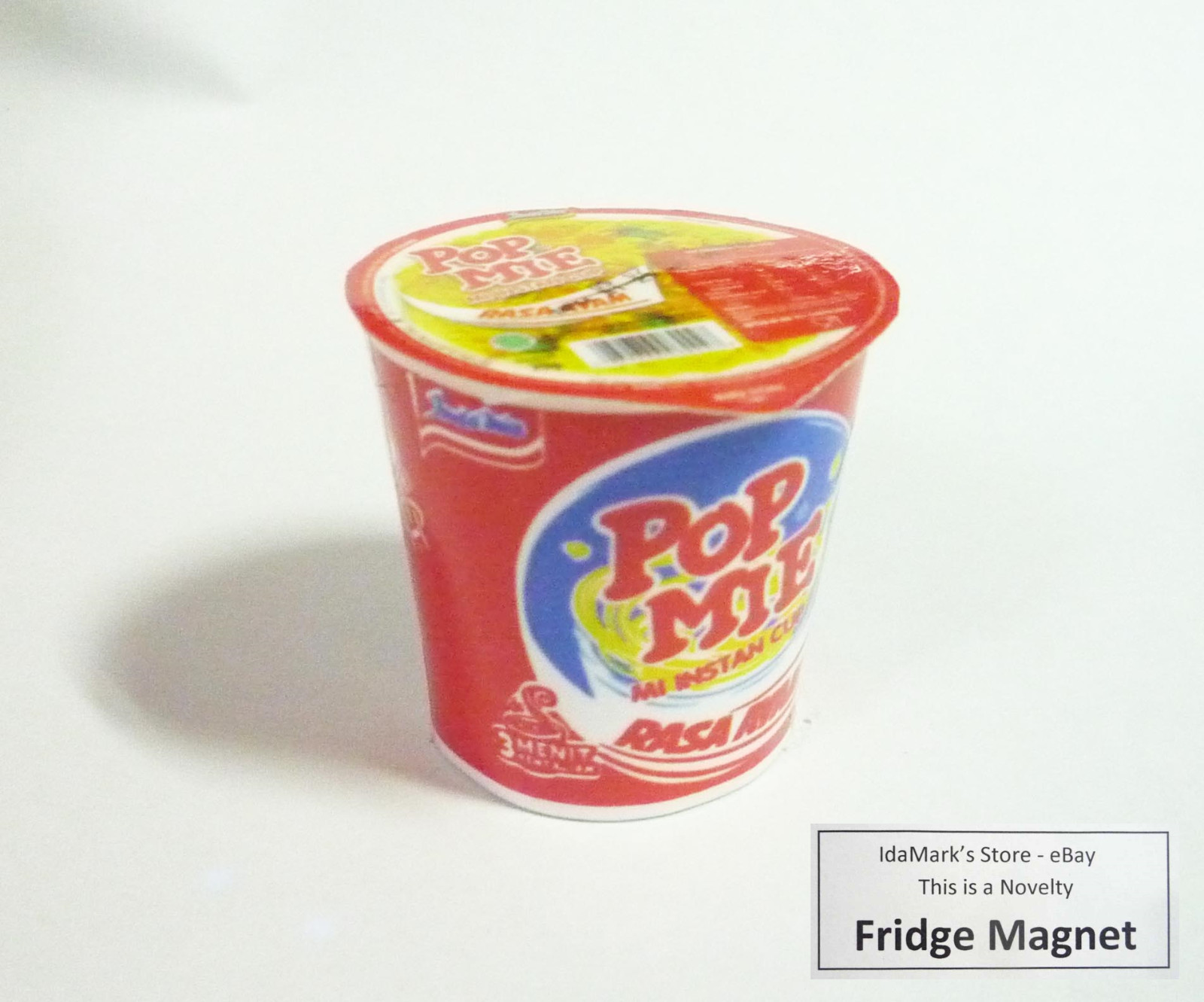 INDOMIE Instant POP MIE Rasa AYAM  Pack FRIDGE MAGNET Novelty Indonesia 3D 1.25"