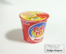 INDOMIE Instant POP MIE Rasa AYAM  Pack FRIDGE MAGNET Novelty Indonesia 3D 1.25"