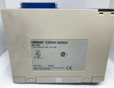 Ein Gebraucht Omron C200H-AD002 Analog Eingang Einheit Modul Plc Pin Gut Zustand