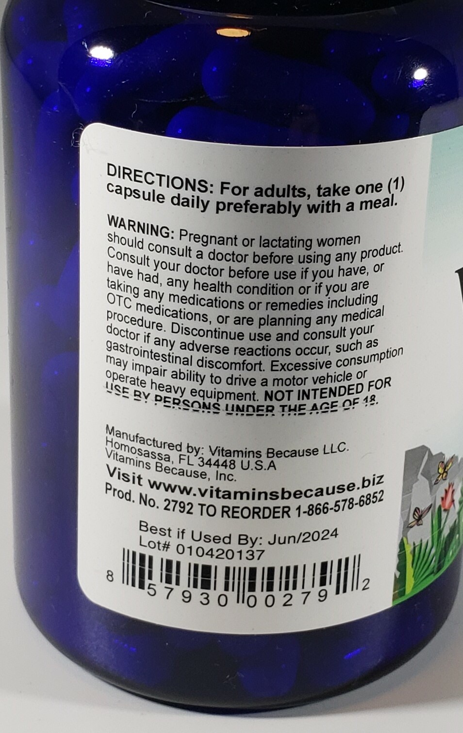 Vitamins Because Anxiety, Relaxation, Sleep Valerian Root 450 mg 200