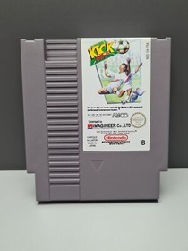 KICK OFF NINTENDO NES PAL B FRA CONFEZIONE ORIGINALE CIB GIOCO DI CALCIO IN SCATOLA