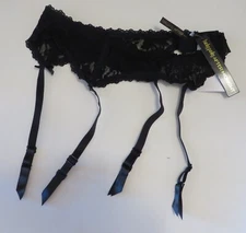 Hanky Panky 48B104 Black Signature Lace Garter Belt Women's Size Medium