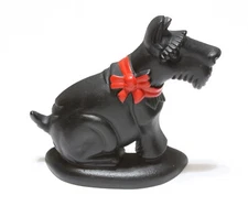 Scottish Terrier Scottie Puppy Dog Cast Iron Door Stop Vintage  7 1/2" Tall