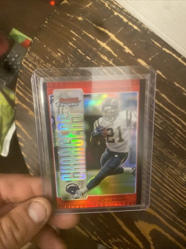 2005 ladanian tomlinson bowman chrome refractor card