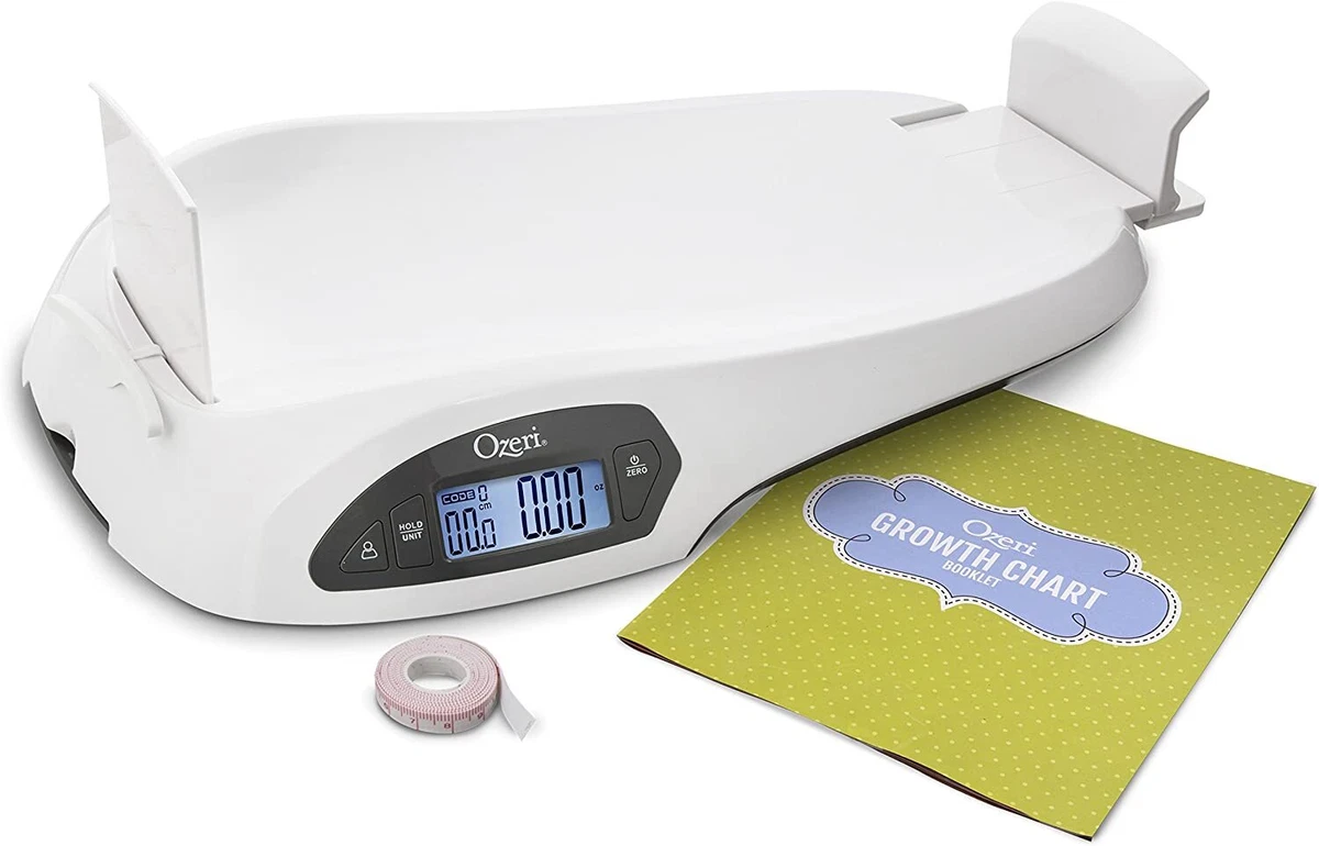 Ozeri All-in-One Baby and Toddler Scale - Weight & Height Change