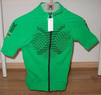 X-Bionic Twyce Biking Men Shirt Full Zip Grün XXS - Neu + Etikett - Top - 169€