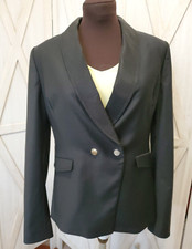 Ted Baker London Renor Black Blazer Jacket Colorful Butterfly Lining Sz 3 8 US 