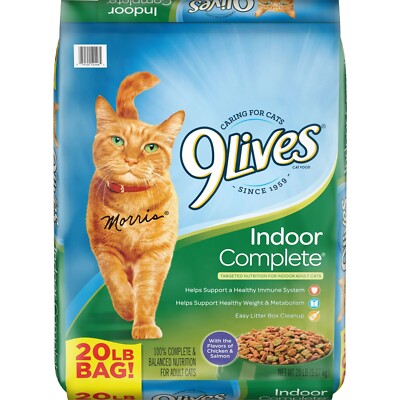 9Lives Indoor Complete Cat Food 20 Pound Bag