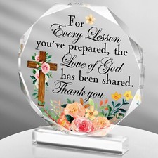 Acrylic Best Teacher Appreciation Gifts for Women Thank You Teacher Gifts fro...