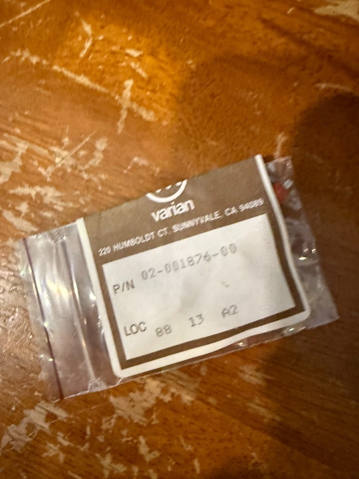 NEW Old Stock Varian Gas Chromatograph 3700 Pin Rod stopper # 02-001876 ...