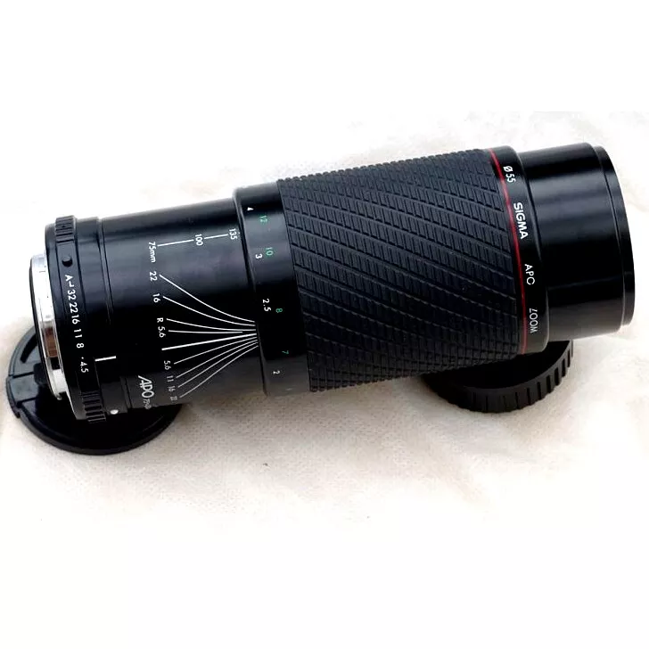 Sigma 75-300 мм F/4-5.6 APO ручной фокус макро объектив 4 Canon FD крепление пленочные фотоаппараты - Изображение 2 из 2