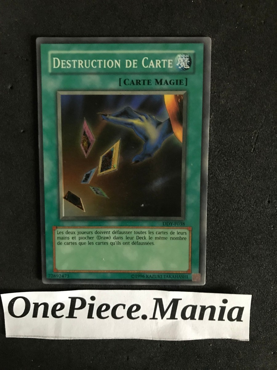 Yu-Gi-OH! DDY-F038 Card Destruction | eBay