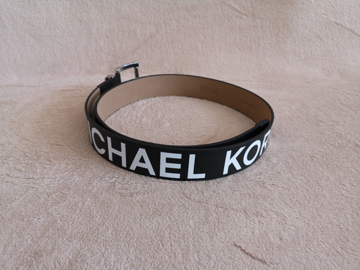 Michael kors belt mens cheap silver