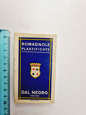 Romagnole Playing Cards Plasticized Dal Negro Scopone Original New