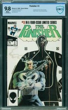 Punisher Limited #3 CBCS 9.8 Marvel 1986 WP! Free CGC Sized Mylar! L2 383 1 cm