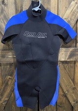 Ron Jon Surf Shop Wetsuit Short Black Blue Kids One Piece